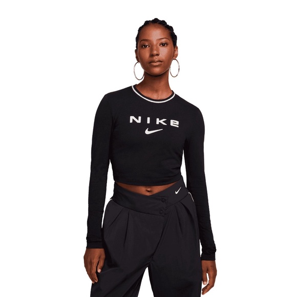 Nike Slimfit Cropped Long Sleeve Sportswear - Picture 5 of 5